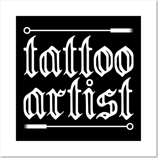 Tattoo Artist Tattoo Needles Wall Art by Inkarnated Sins Apparel